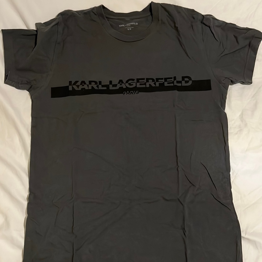 Karl Lagerfeld men’s shirt, small, grey.